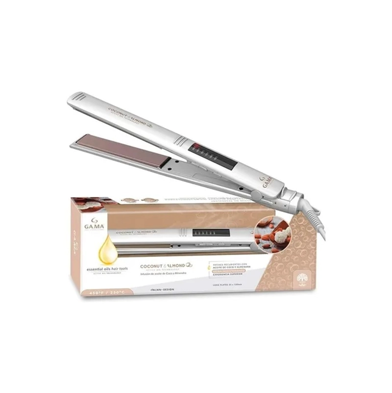 PLANCHA DE CABELLO GAMA COCONUT LED DIGITAL - 4