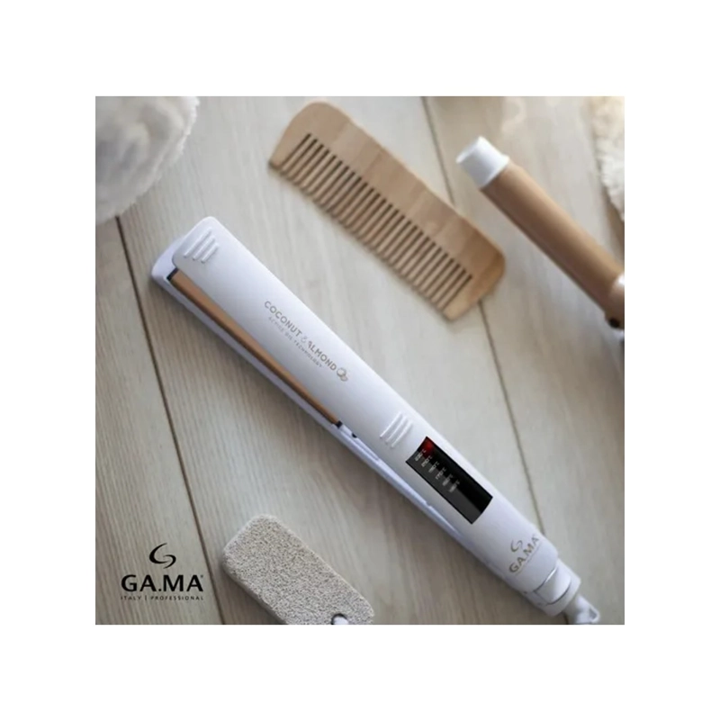 PLANCHA DE CABELLO GAMA COCONUT LED DIGITAL - 6