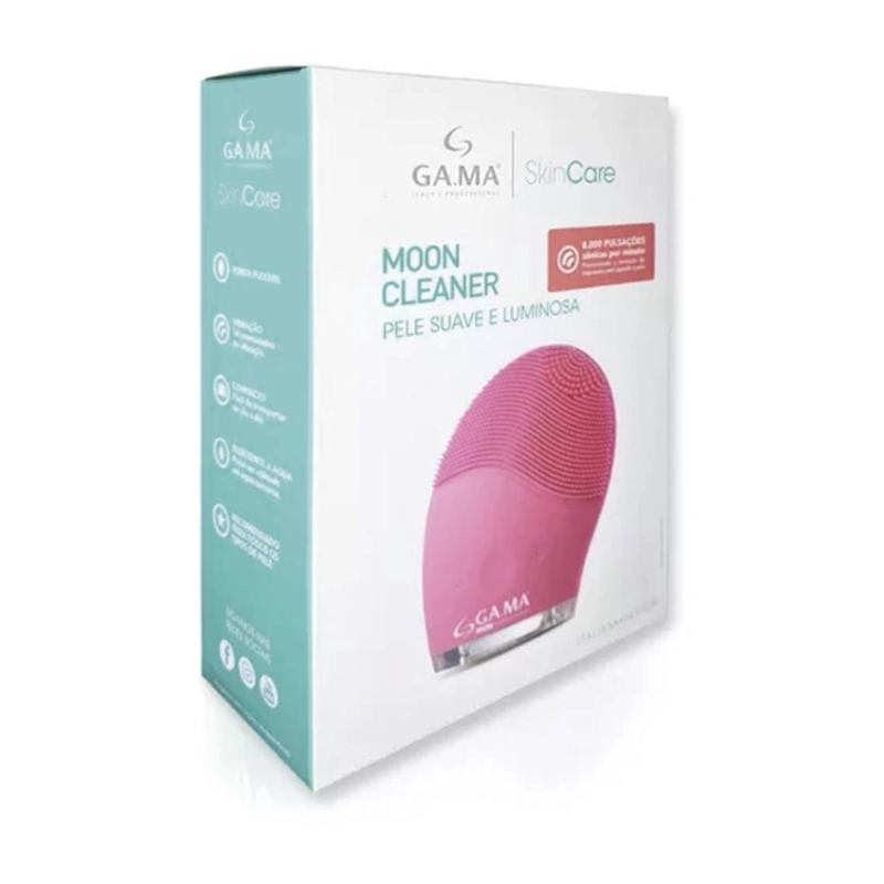 LIMPIADOR FACIAL RECARGABLE GAMA FACE CLEANING MOON USB - 3