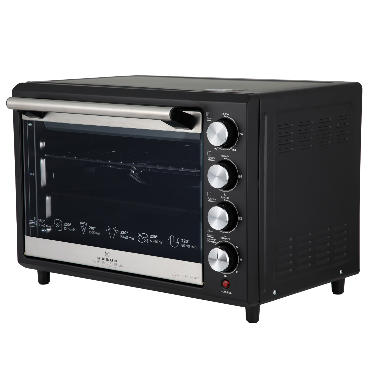 HORNO ELECTRICO CAPACIDAD 38 LITROS 1500W PRO-B38L - 5