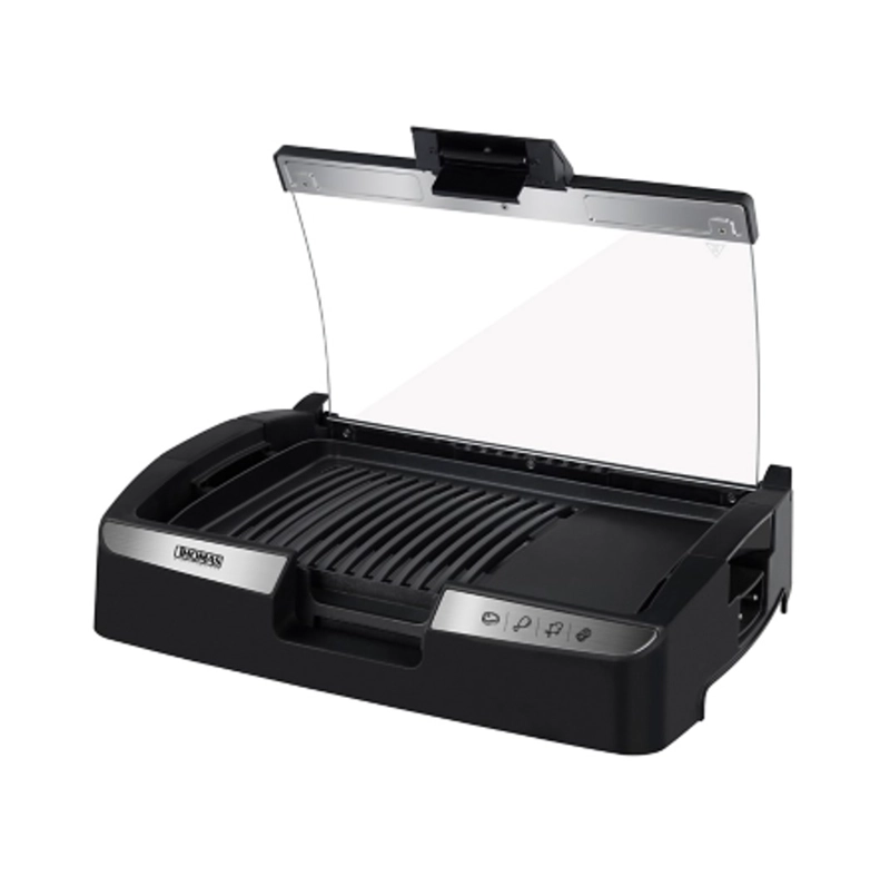 PARRILLA ELECTRICA THOMAS CON TAPA DE VIDRIO 1800W TH-224 - 3
