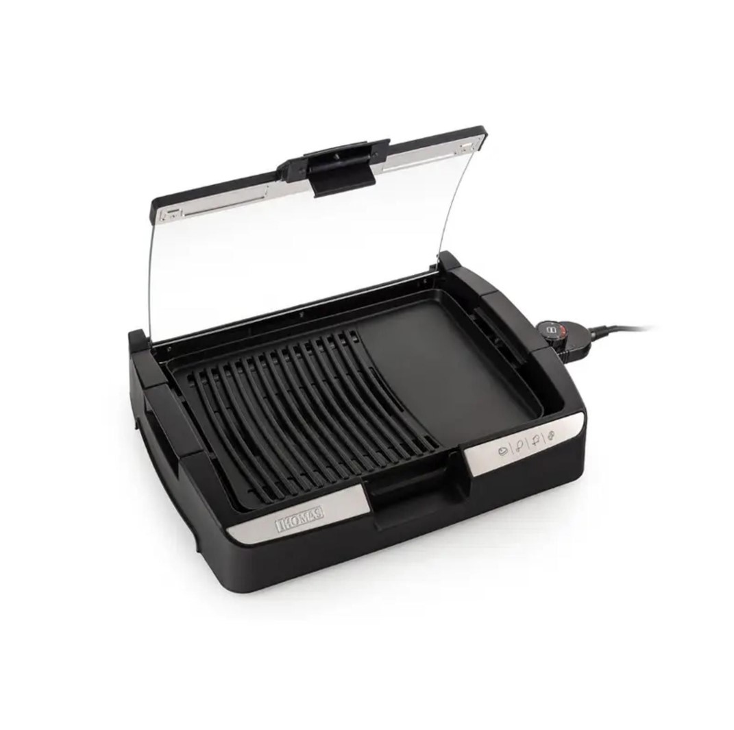 PARRILLA ELECTRICA THOMAS CON TAPA DE VIDRIO 1800W TH-224 - 4