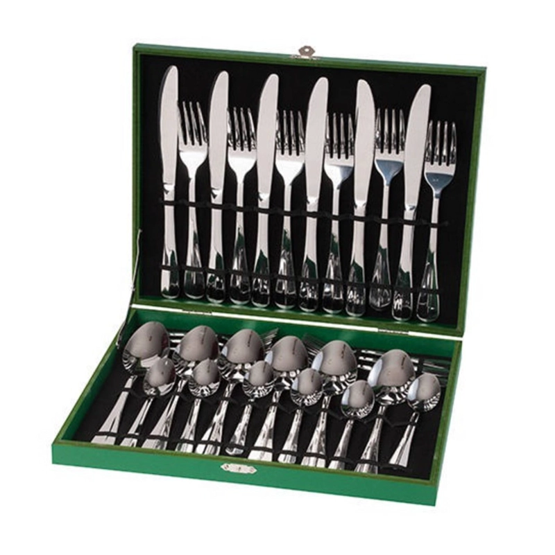 SET DE CUCHILLOS ARTE ANDINO 30 PIEZAS MALETIN ACERO INOXIDABLE - 1