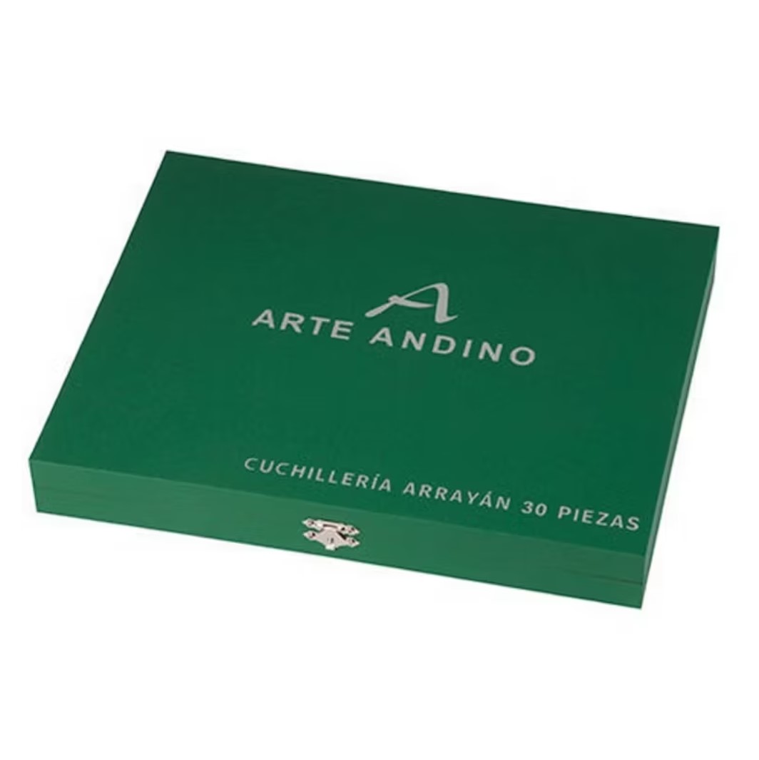 SET DE CUCHILLOS ARTE ANDINO 30 PIEZAS MALETIN ACERO INOXIDABLE - 3