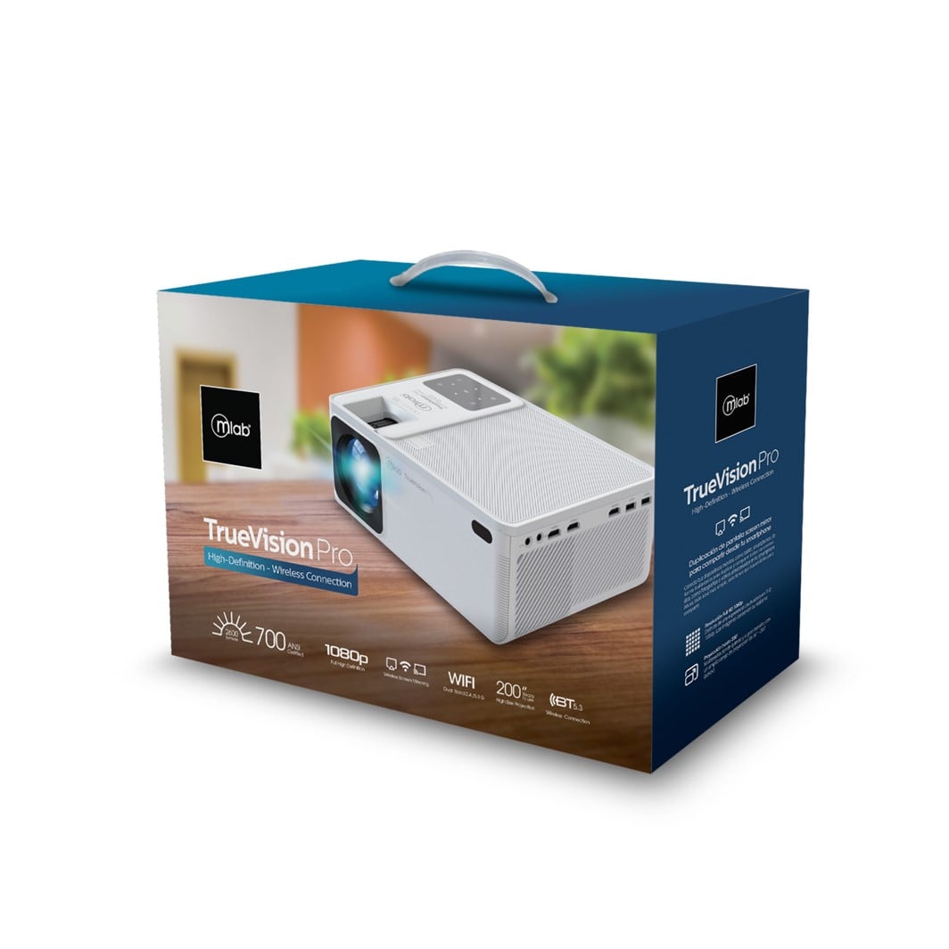 PROYECTOR MICROLAB TRUEVISION PRO LED 700 FHD 1080P - 5