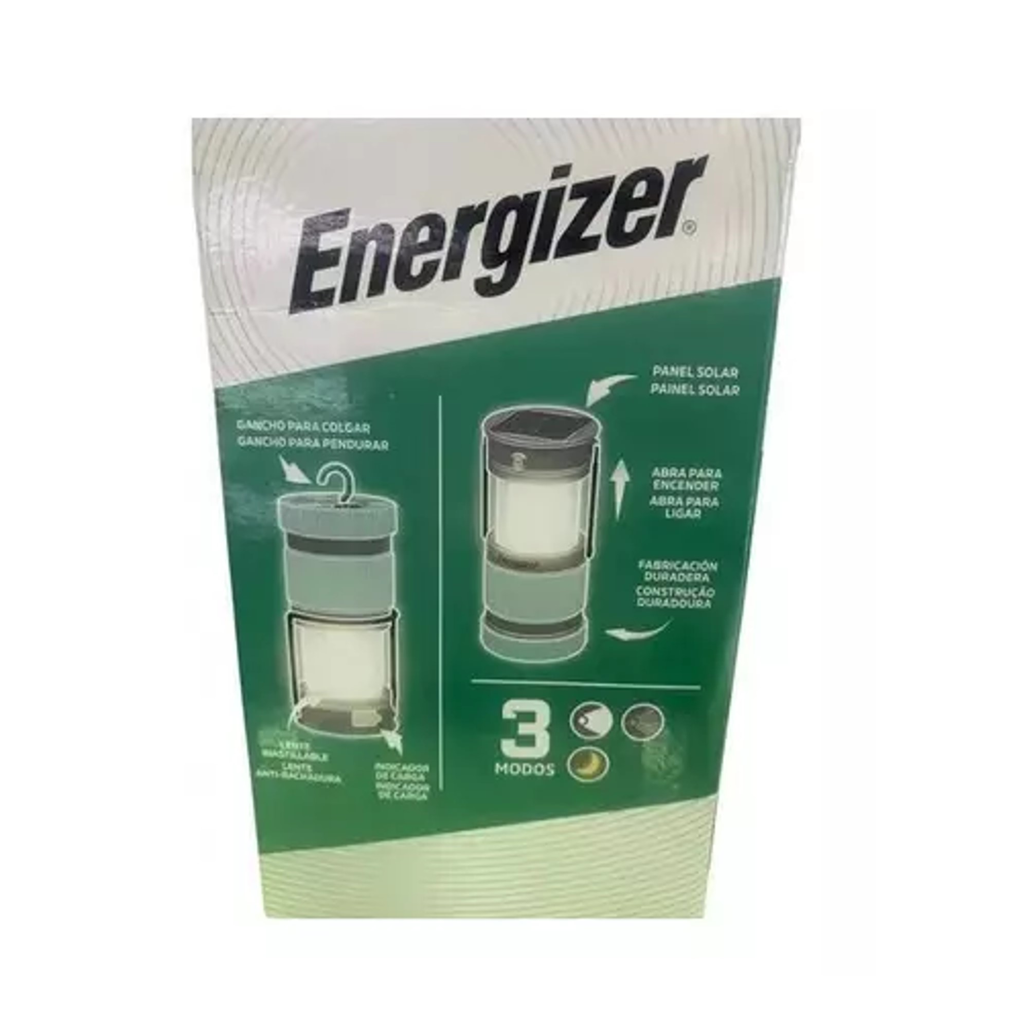 FOCO LINTERNA 500 LUMENES SOLAR HIBRIDA ENERGIZER - 6