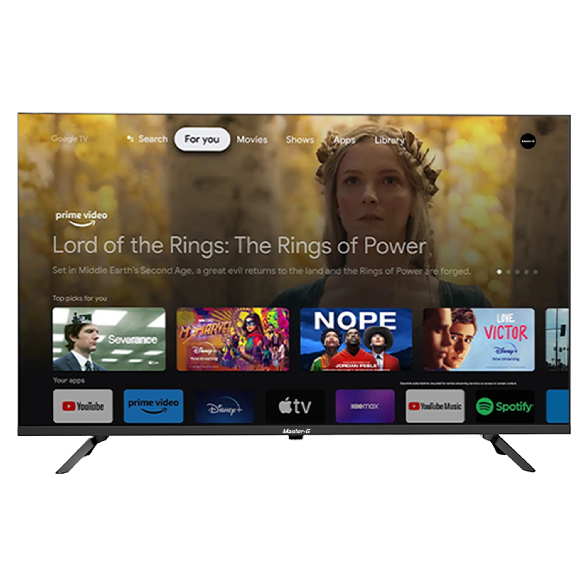 TELEVISOR SMARTV 43 PULGADAS  MASTER G - 1