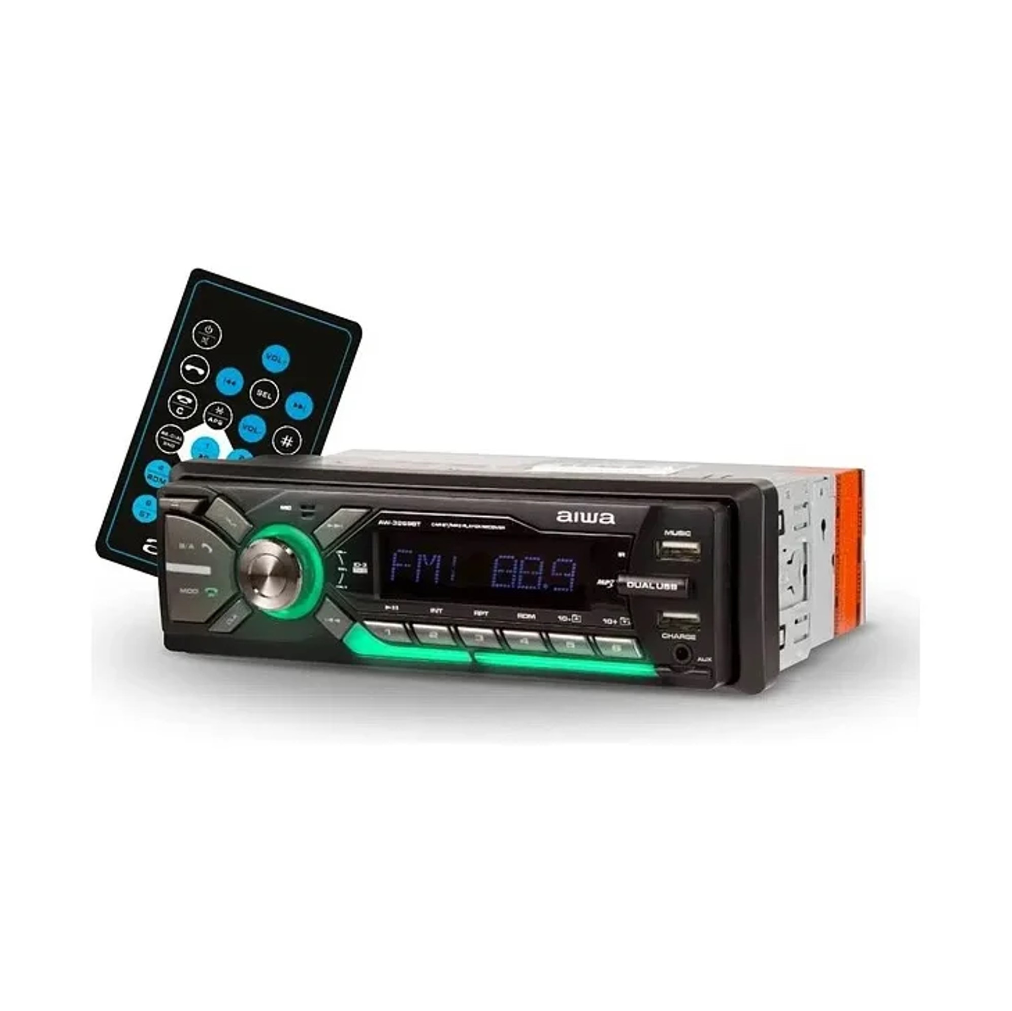 RADIO PARA AUTO AIWA MP3 USB BLUETOOTH - 3