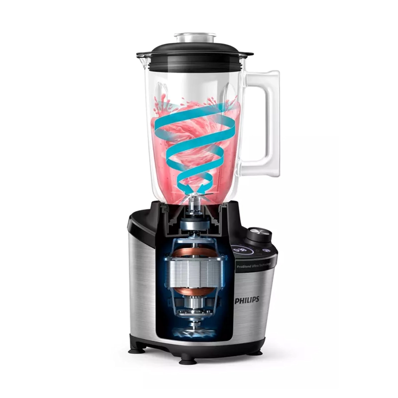 LICUADORA ACERO INOXIDABLE PHILIPS 1500W 2 LITROS - 3