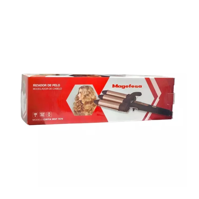 RIZADOR DE CABELLO MAGEFESA CERAMICO 100W 3 NIVELES TEMPERATURA - 3