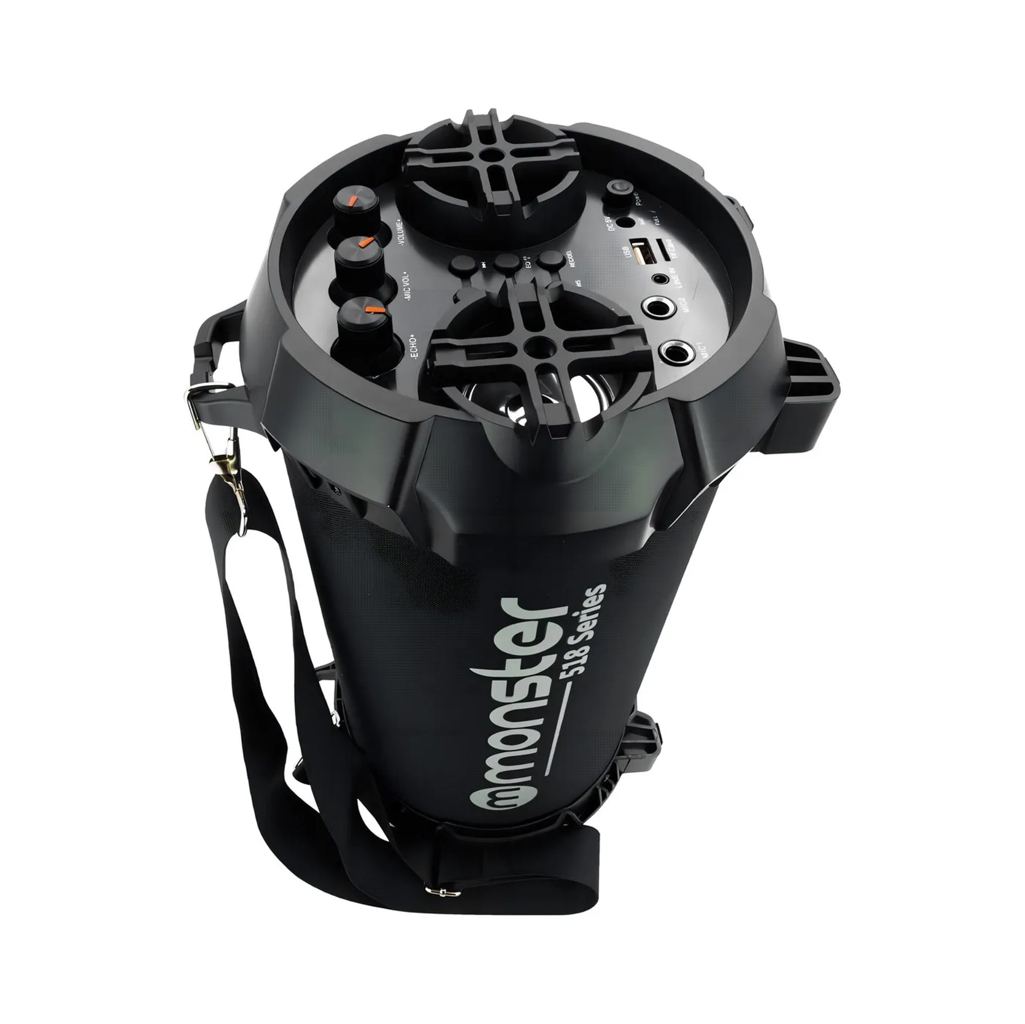 PARLANTE PORTATIL KARAOKE CON MICROFONO BLUETOOTH MONSTER 518XX - 2