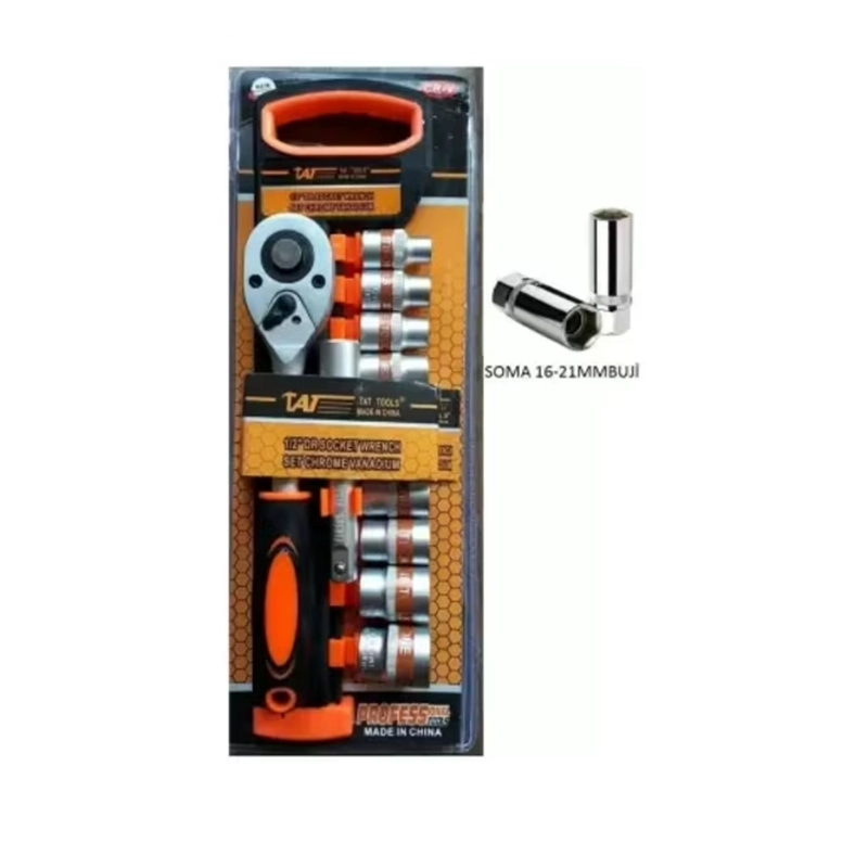 JUEGO DE DADOS 12 EN 1 CON LLAVE PROFESIONAL - 3