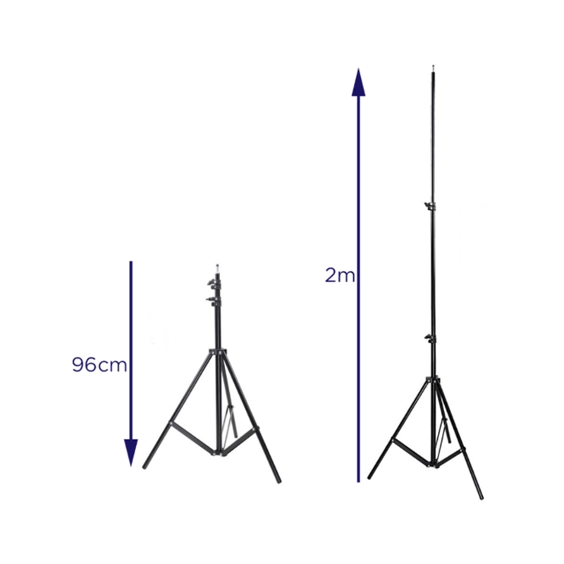 TRIPODE PARA LAMPARAS DE ILUMINACION FOTOGRAFICA ARMABLE - 3