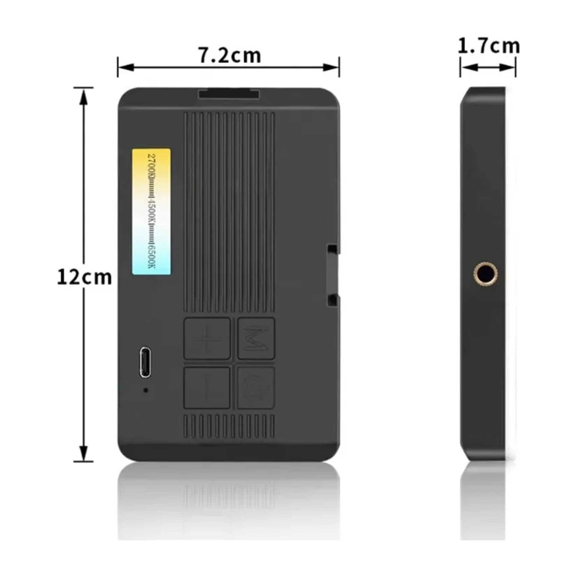 PANEL LUZ LED PORTATIL PARA CAMARAS Y TELE FONOS AJUSTABLE - 7