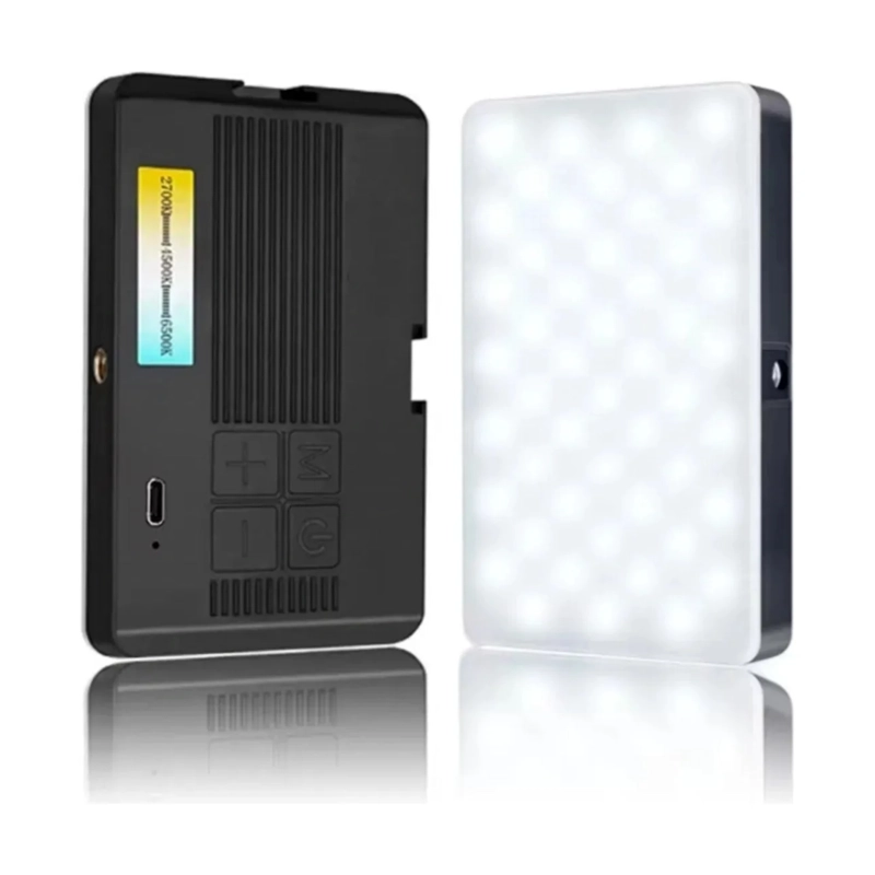 PANEL LUZ LED PORTATIL PARA CAMARAS Y TELE FONOS AJUSTABLE - 8