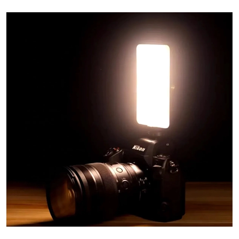 PANEL LUZ LED PORTATIL PARA CAMARAS Y TELE FONOS AJUSTABLE - 9