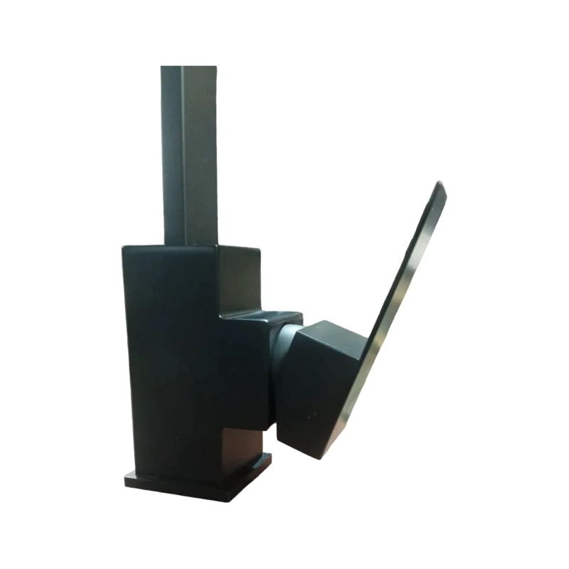 LLAVE DE LAVAPLATOS COCINA MONOMANDO GIRATORIO NEGRO MATE - 3
