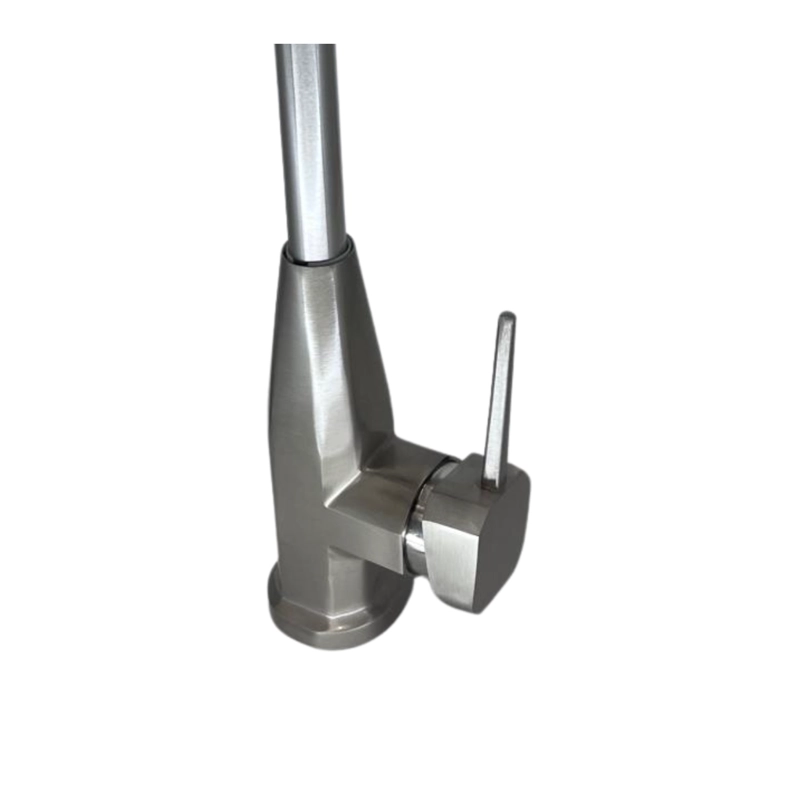LLAVE GRIFO MONOMANDO PARA LAVAPLATOS REGULADOR PLATEADO BRILLANTE - 6
