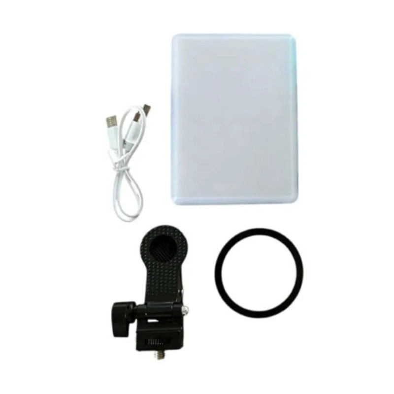 PANEL DE LUZ LED PORTATIL COLORES RGB AJUSTABLE PARA FOTOS Y VIDEOS - 7
