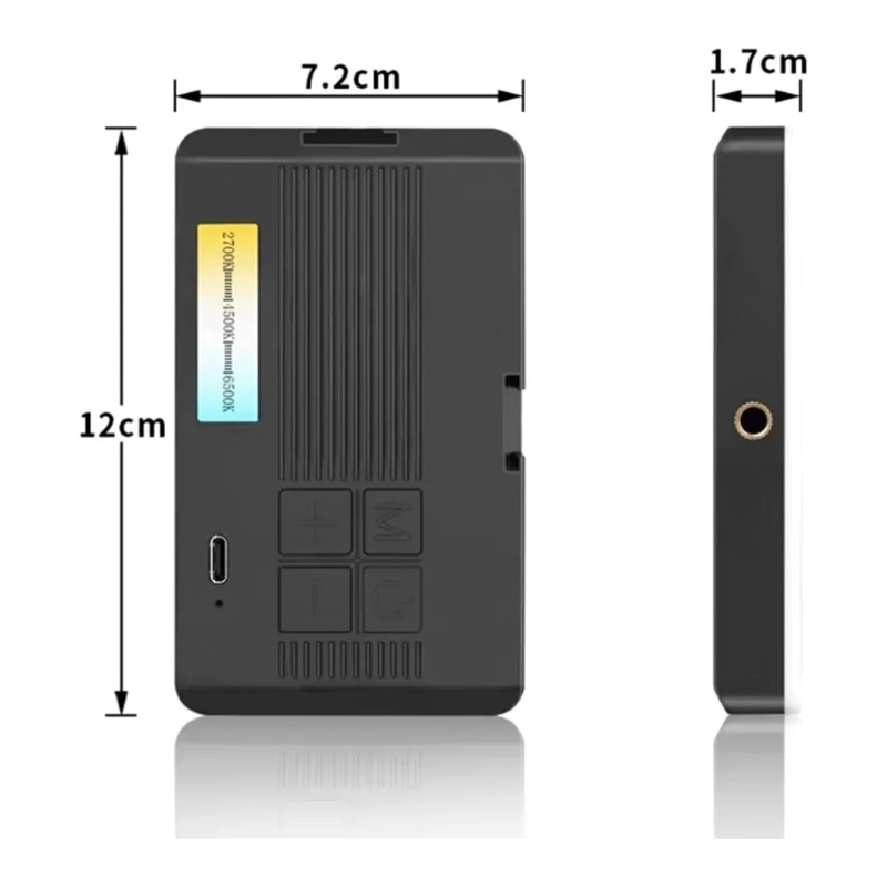 LUZ PORTATIL PANEL AJUSTABLE RGB PARA FOTOGRAFIAS Y VIDEOS - 9