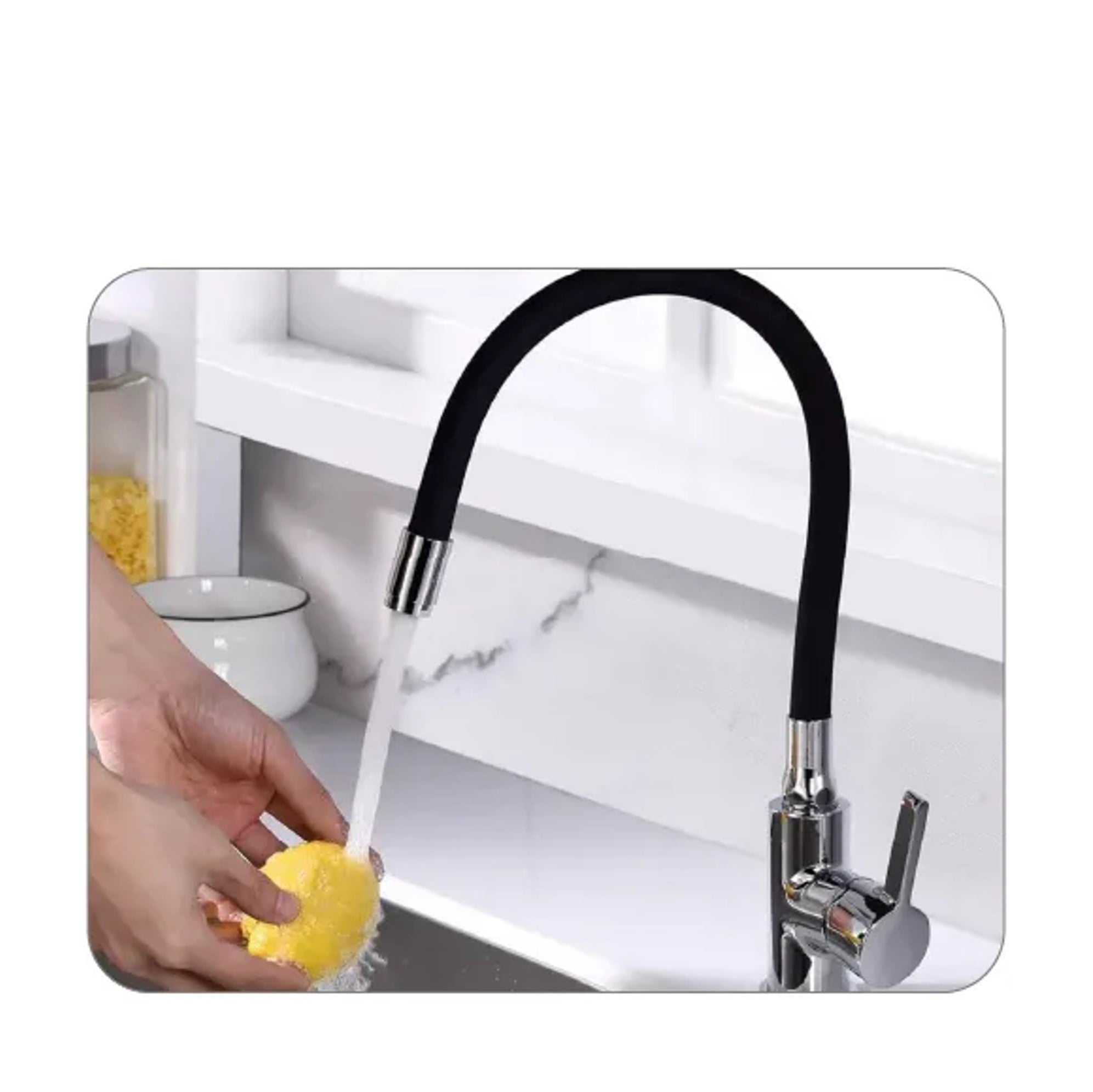 GRIFO FLEXIBLE MONOMANDO PARA LAVAPLATOS COCINA - 3