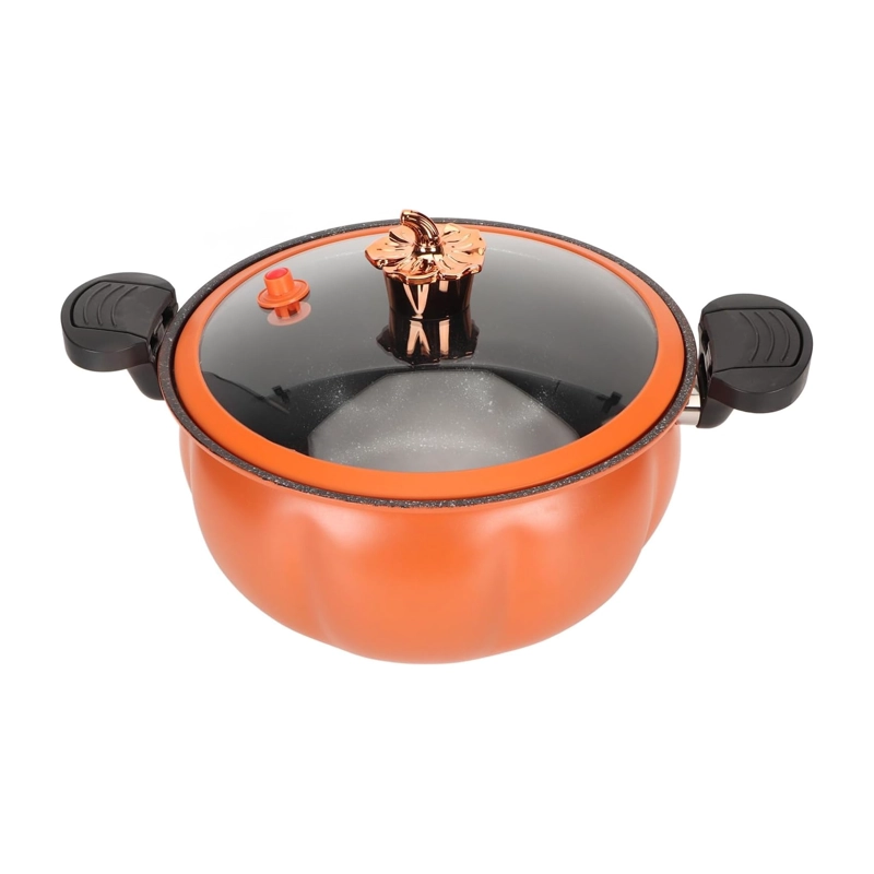 OLLA A PRESION ANTIADHERENTE 7 LITROS FORMA DE CALABAZA - 1