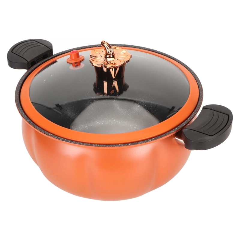 OLLA A PRESION ANTIADHERENTE 7 LITROS FORMA DE CALABAZA - 2