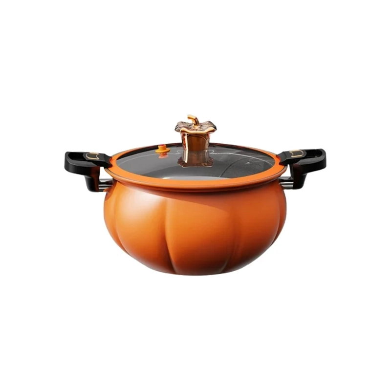OLLA A PRESION ANTIADHERENTE 7 LITROS FORMA DE CALABAZA - 3