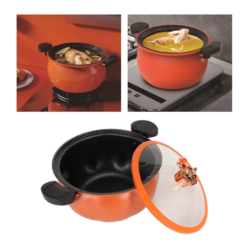 OLLA A PRESION ANTIADHERENTE 7 LITROS FORMA DE CALABAZA - 8