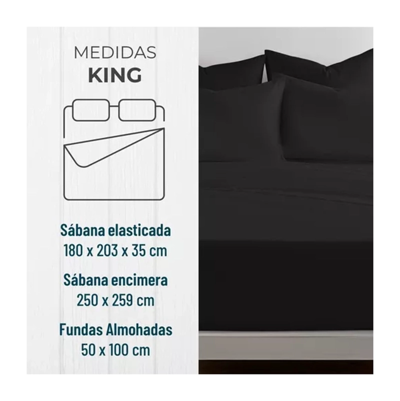 SABANA 1800 HOTEL ULTRA SUAVE MAS FUNDA BORDADA - 5