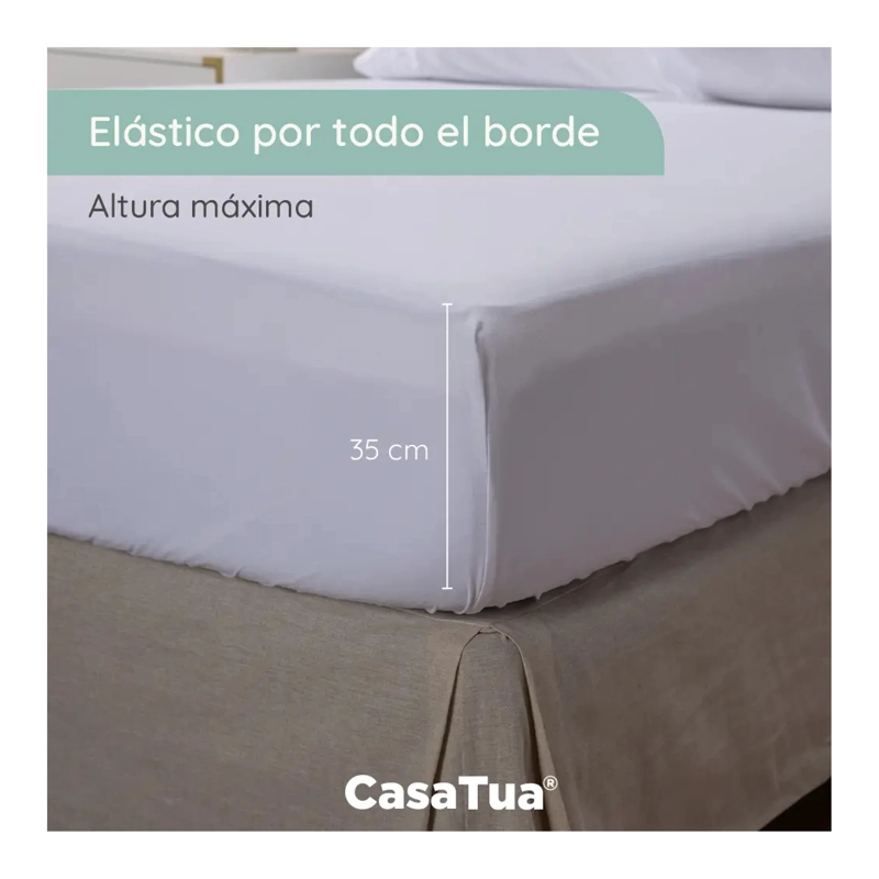 SABANA 1800 HOTEL ULTRA SUAVE MAS FUNDA BORDADA - 4