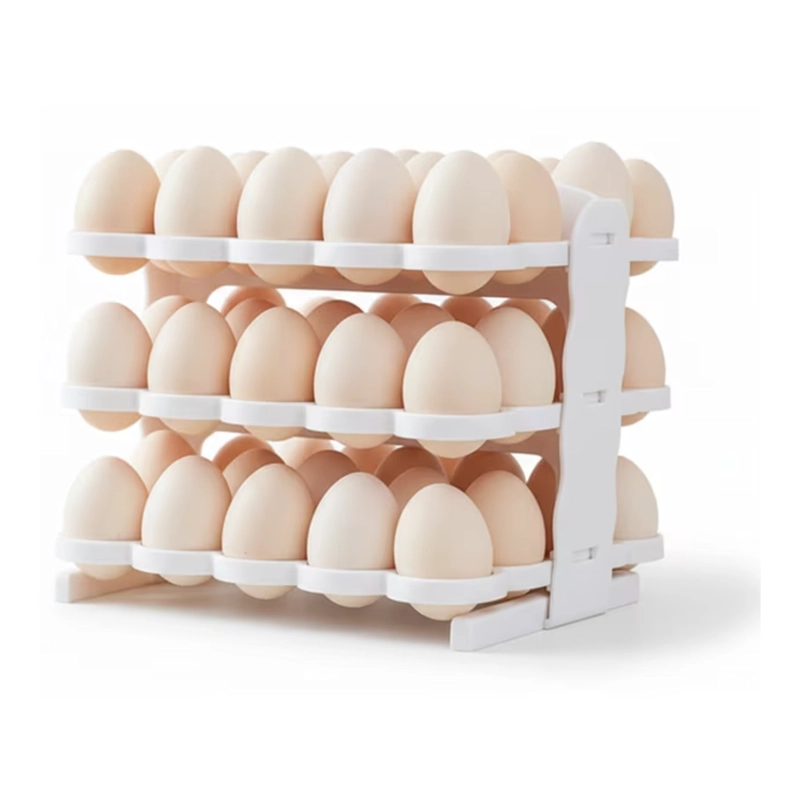 PACK 3 BANDEJAS ORGANIZADORAS DE HUEVO PLEGABLE 60 HUEVOS CAP - 1