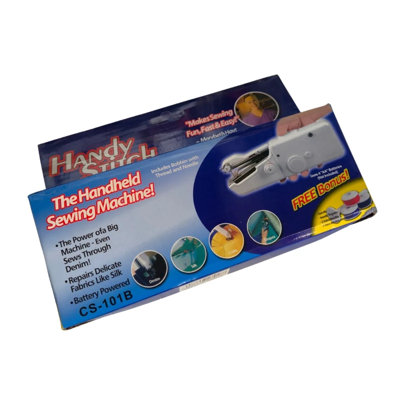 MAQUINA DE COSER MINI PORTATIL MANUAL PERSONAL - 2