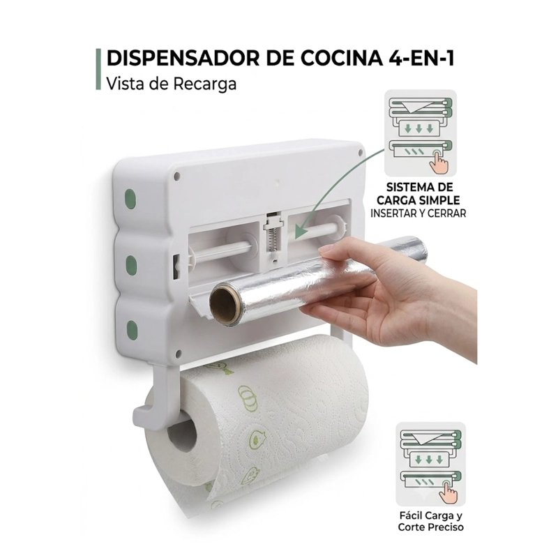 DISPENSADOR DE COCINA 4 EN 1 ORGANIZADOR - 5