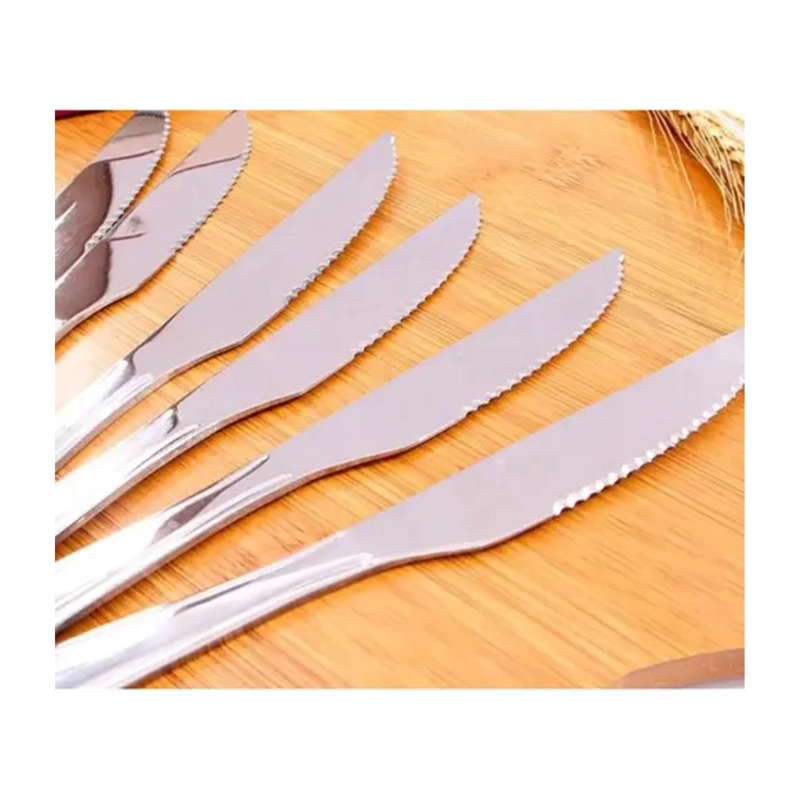 JUEGO DE 6 CUCHILLOS DE MESA ACERO INOXIDABLE - 4