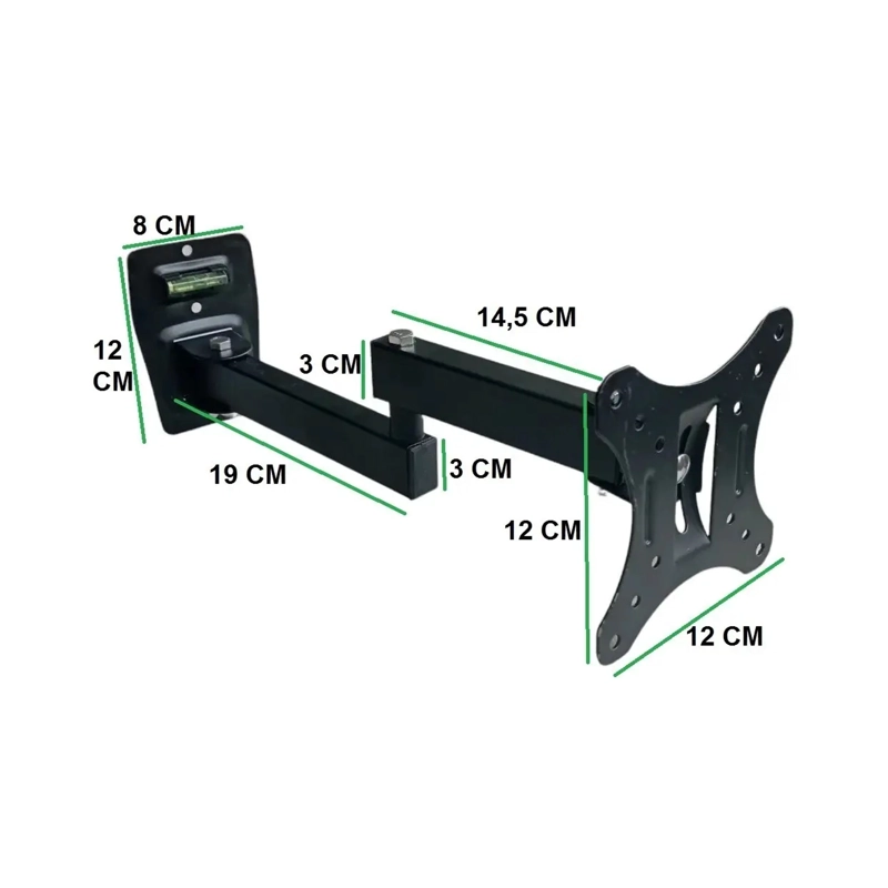 SOPORTE TV MONITOR DE 10 PARA 32 PULGADAS BRAZO HY-210 - 3