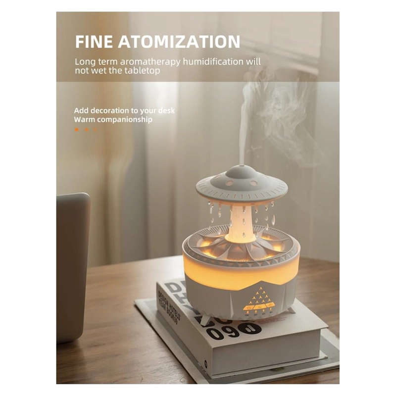 HUMIDIFICADOR NUBE TIPO LLUVIA LUCES RGB CON CONTROL REMOTO - 3