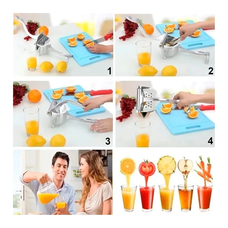 EXPRIMIDOR METALICO MANUAL DE FRUTAS - 5