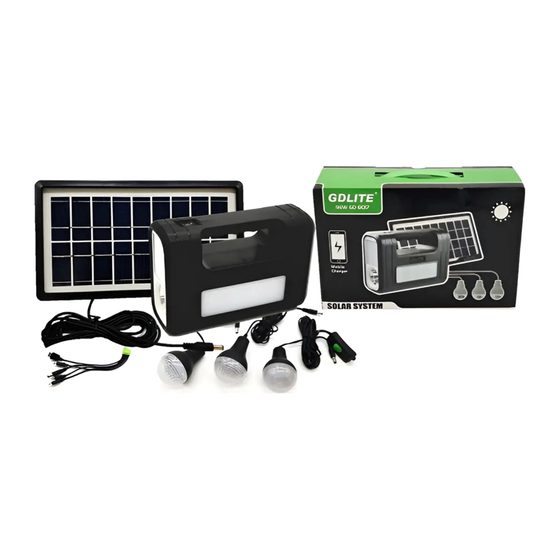 KIT EMERGENCIA LINTERNA CAMPING SOLAR MAS RADIO MP3 - 2