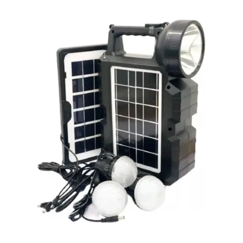 KIT LAMPARA SOLAR DE CAMPING USB MAS RADIO Y BLUETOOTH - 3