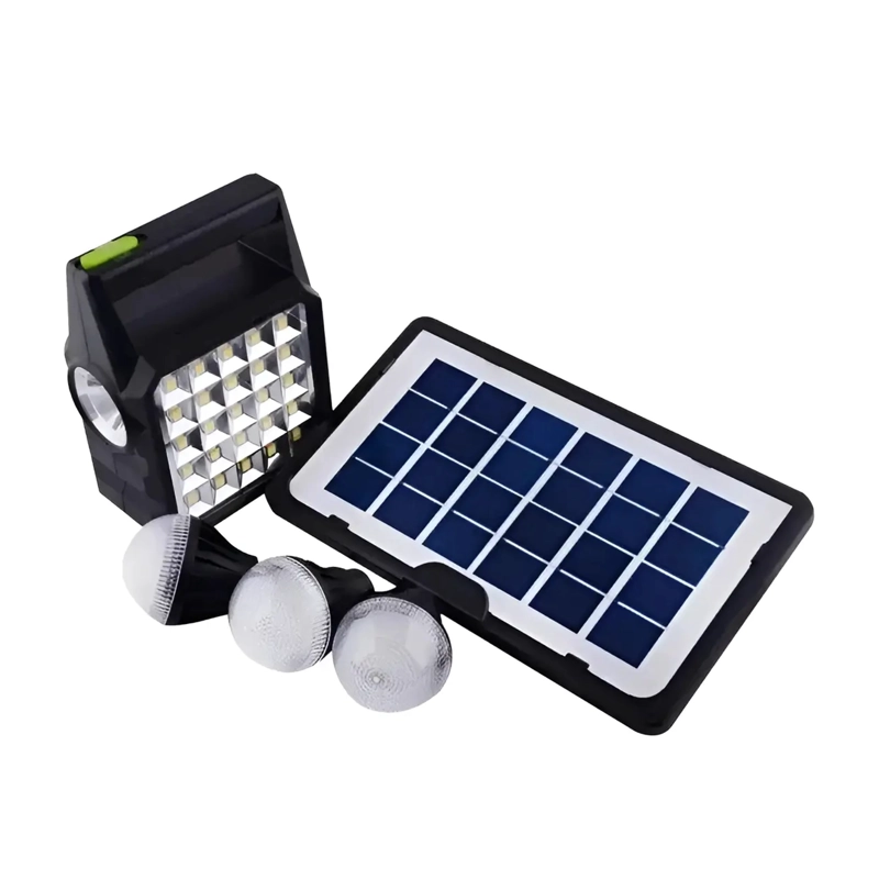 KIT DE ILUMINACION SOLAR PARA CAMPING - 1