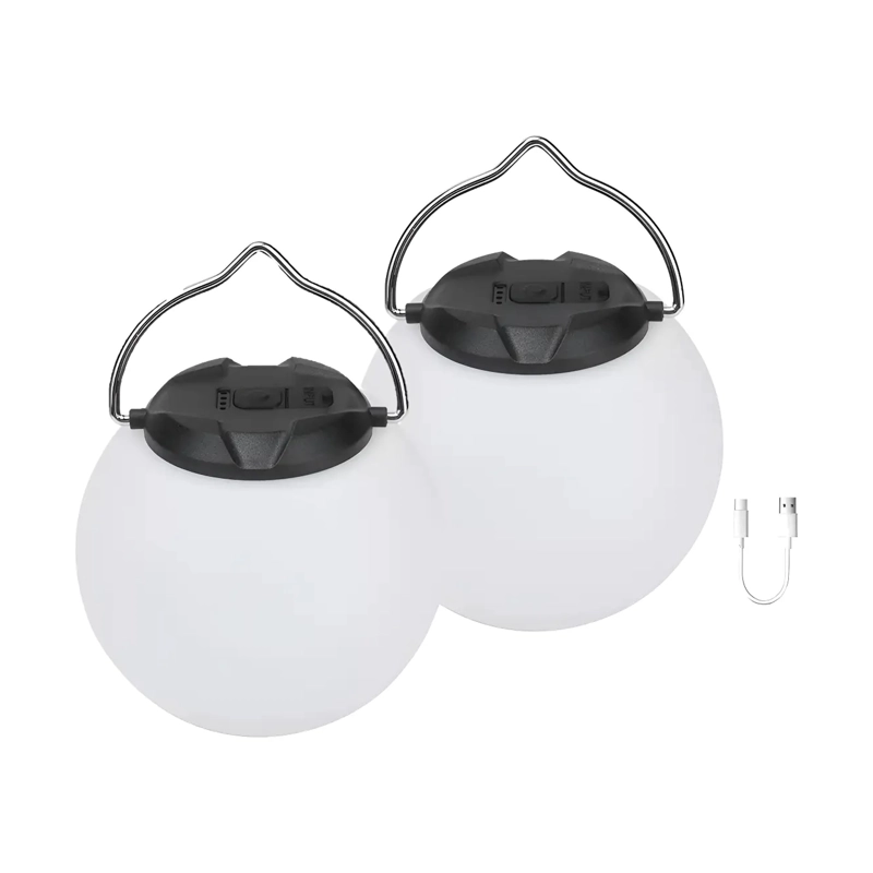 PACK X2 LAMPARA DE CAMPING IMPERMEABLE PORTATIL LINTERNA - 1