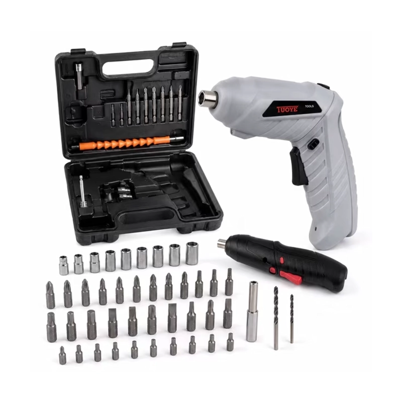 TALADRO INALAMBRICO PORTATIL COMPACTO 47 PIEZAS - 1