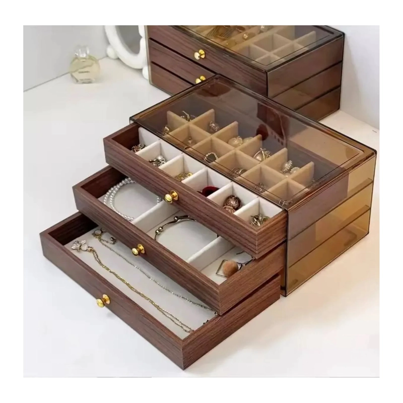 JOYERO ESTUCHE JOYERIA CAJA ORGANIZADORA - 4