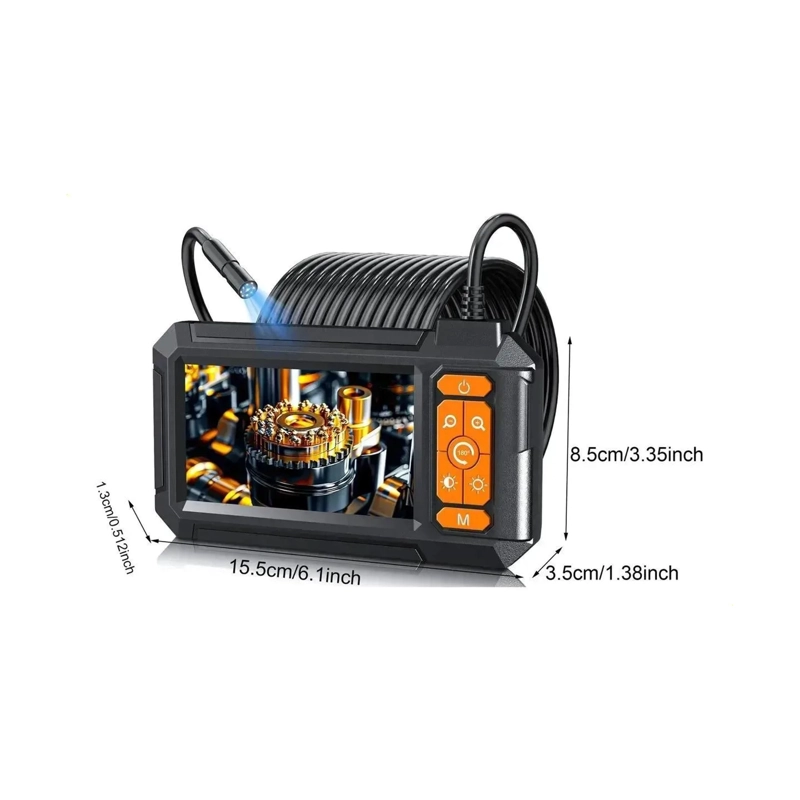 CAMARA ENDOSCOPICA INDUSTRIAL P410 CON CABLE 15M 1080P - 2