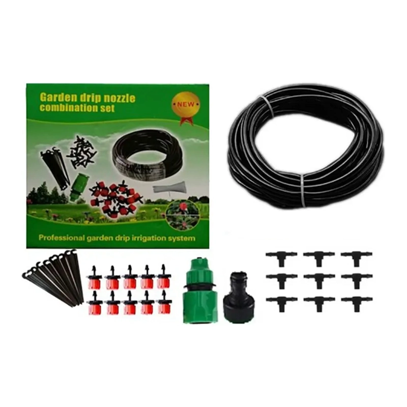 PACK X3 SISTEMA RIEGO GOTEO DEL HOGAR 31 PIEZAS CONECTORES - 1