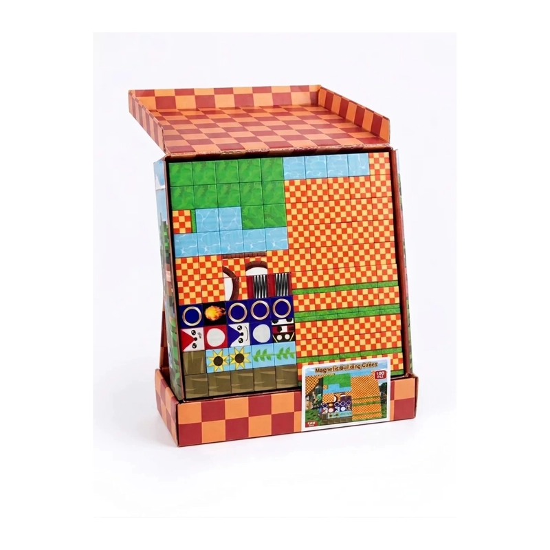 BLOQUES MAGNETICOS DE JUGUETE PARA NIÑOS 100PCS - 2