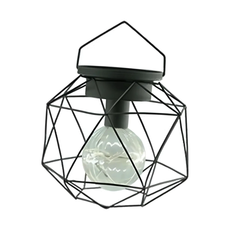 PACK X4 LAMPARAS DE MESA GEOMETRICAS LUZ LED PILAS AA - 1
