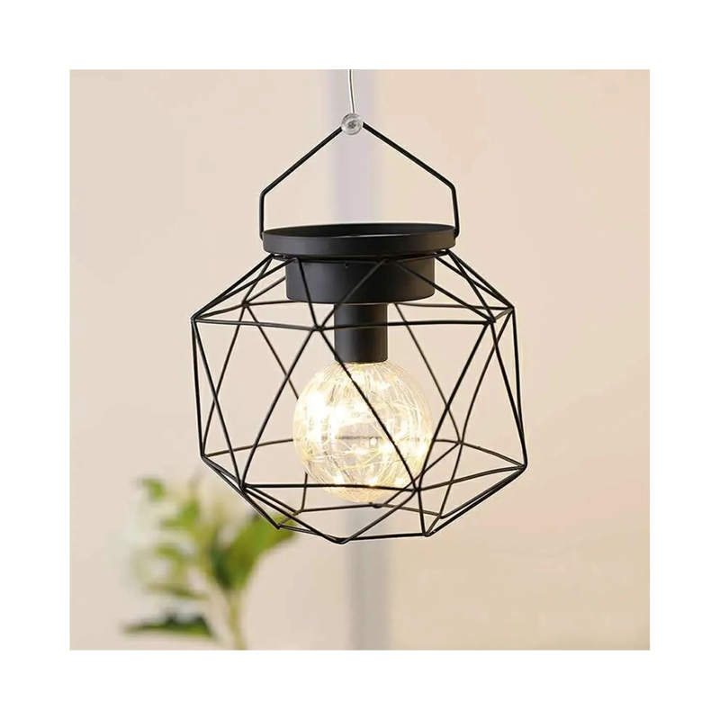 PACK X4 LAMPARAS DE MESA GEOMETRICAS LUZ LED PILAS AA - 3