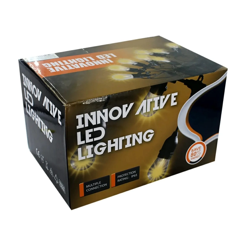 GUIRNALDA COLGANTE CON PANEL SOLAR 10M 10 LUCES LED - 4